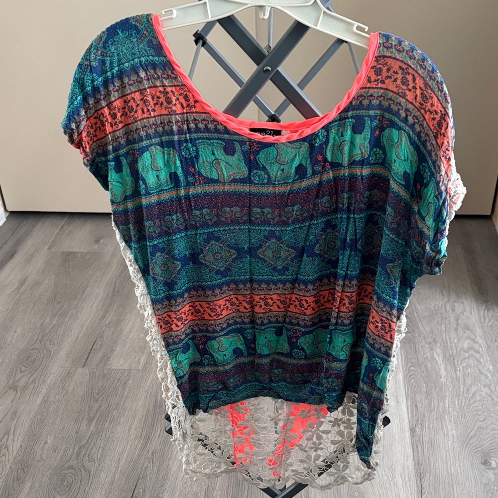 Rue21 Multicolor Boho Women's Blouse